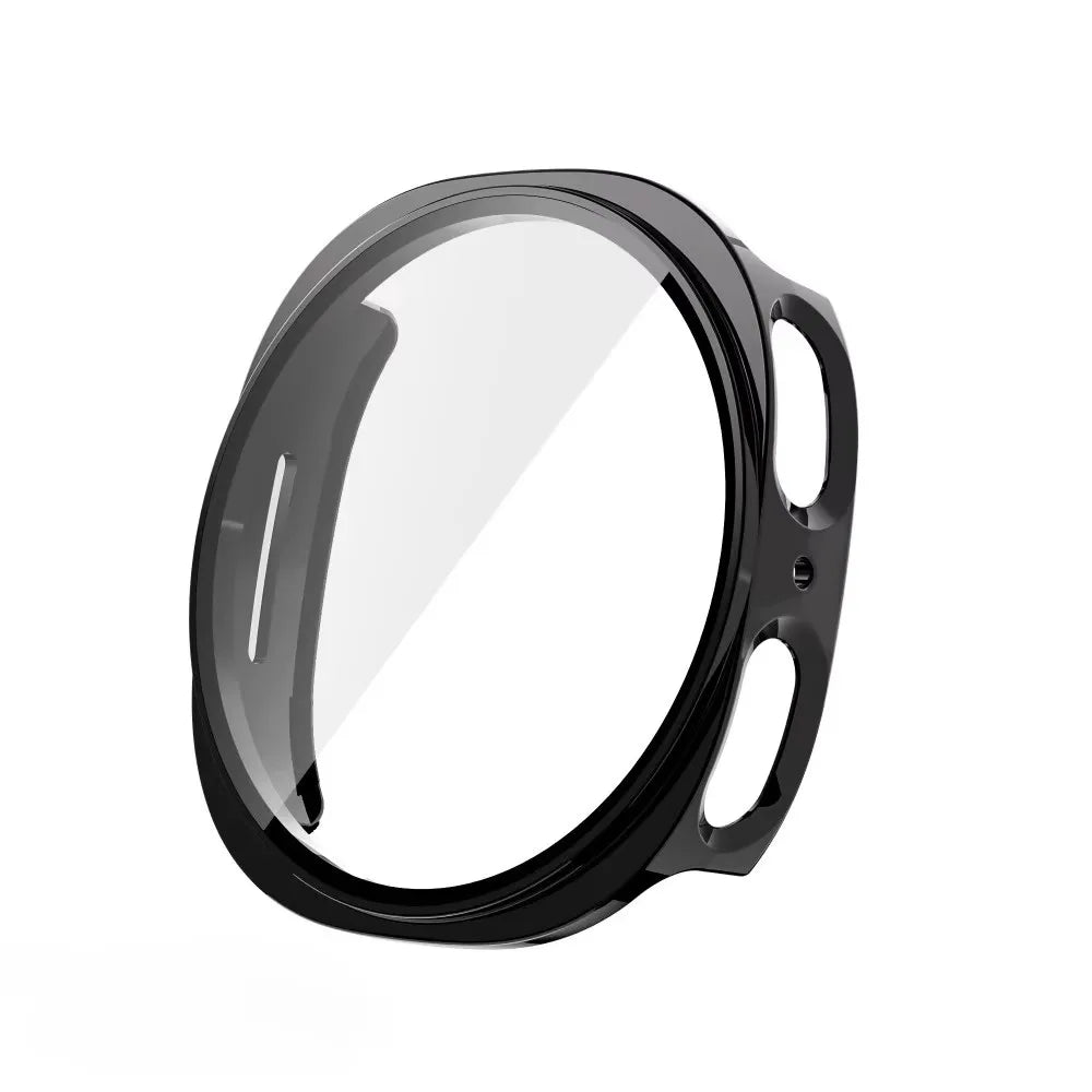 Tempered Glass+Case For Samsung Galaxy Watch8 40mm44mm, All-Around Screen Protector Hard PC Bumper For Galaxy Watch 8 Classic 46