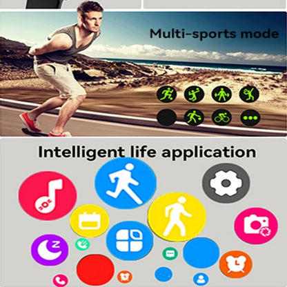 2026 New Men's Smart Watch Women's Gift 2.01inch HD Full Touch Screen Sports Fitness Watch Electronics Bluetooth Talk Smartwatch