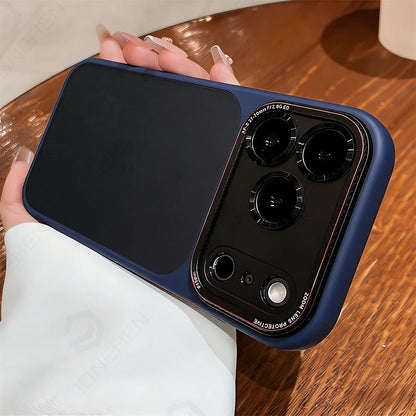 New Silicone Bumper Translucent Case For iPhone 17 18 Pro Max Orange Camera Lens Protection Shockproof Matte Clear Back Cover