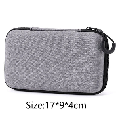 Portable Zipper Earphone Case Bag for Airpod Earpods KZ BA10 AS10 ES4 Charging Cable Accessories Mini Carrying Storage Bag Pouch