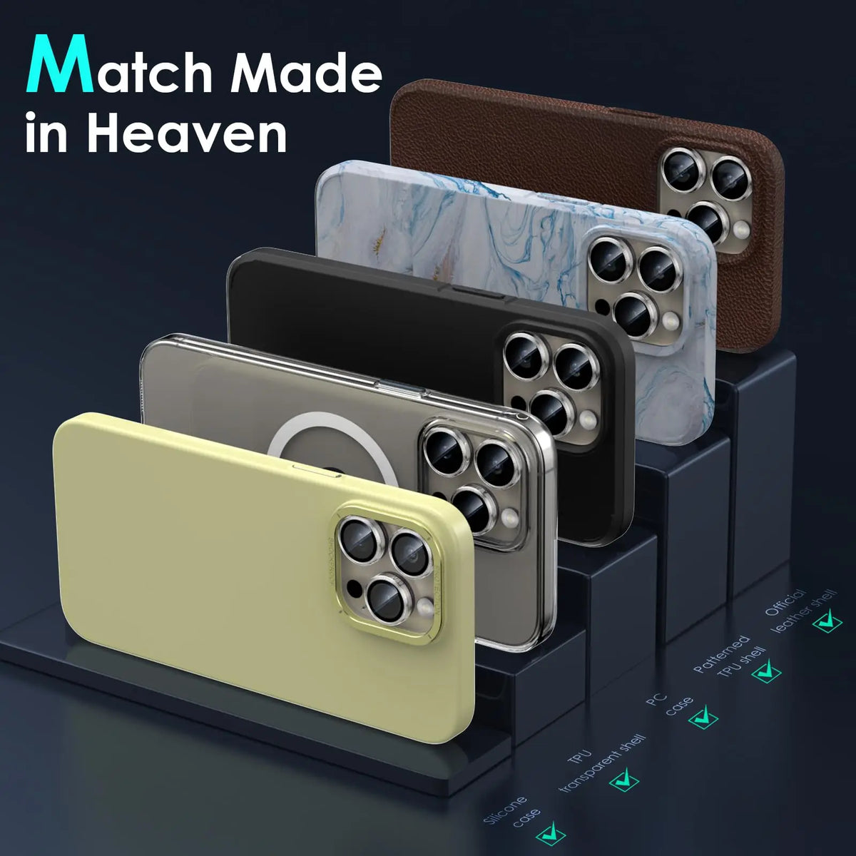Camera Lens Protector for iPhone 17 Pro/iPhone 17 Pro Max, HD Clear Camera Cover Tempered Glass Screen Protector Accessories,