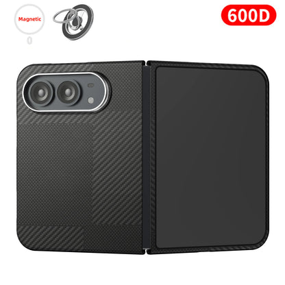 Suitable for iphone duo case,carbon fiber Kevlar aramid fiber hard shell,lightweight magnetic Slim light black cover premium