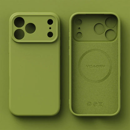 Original Liquid Silicone Magnetic Phone Case For iPhone 17 16 15 14 13 12 Pro Max Plus 17 Air For Magsafe Wireless Charge Cover