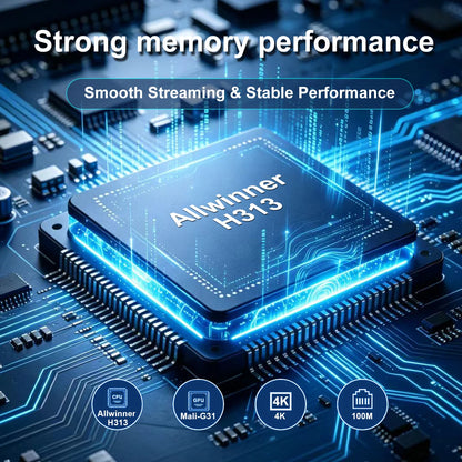 Android 13 MX10 Stick Streaming TV Stick Quad Core Cortex A53 Mali G31 GPU 8GB 128GB WiFi6 Voice Control Dongle