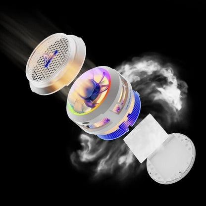 Flydigi B9X Cellphone Cooler Frequency Conversion Super Heat Dissipation Magnetic Radiator RGB Light For iPhone iPad Android