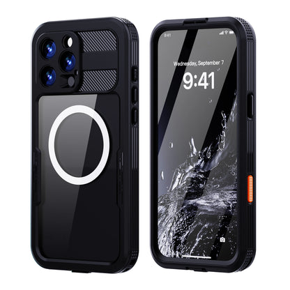 360 Degree Fully Protected Shock, Dust, and Snow Resistant IP68 Waterproof Phone Case Suitable for iPhone 16 Pro Max