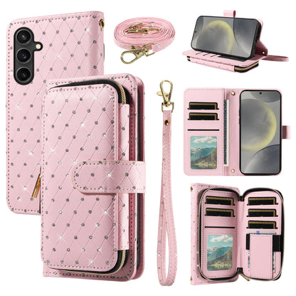 Flip Wallet Phone Case For Samsung Galaxy Z Fold 7 6 5 4 3 2 Fold7 Fold6 Fold5 Fold4 Kickstand Card Holder Strap Lanyard Cover
