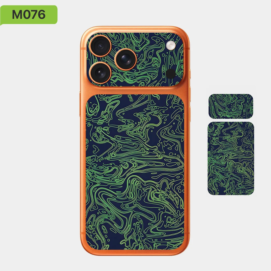 For Apple iPhone 17 Pro 17 Pro Max Full Back Cover Decal Wrap Skin Colorful Rear Protective Sticker Film