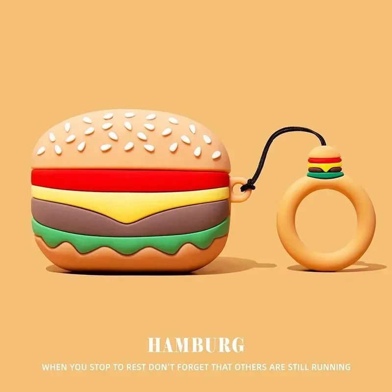 3D Chocolate Cookies Bread Case For AirPods 1 2 3 4 Pro Cartoon Cute Earphone Case For AirPods Pro 2 Silicone Soft Cover