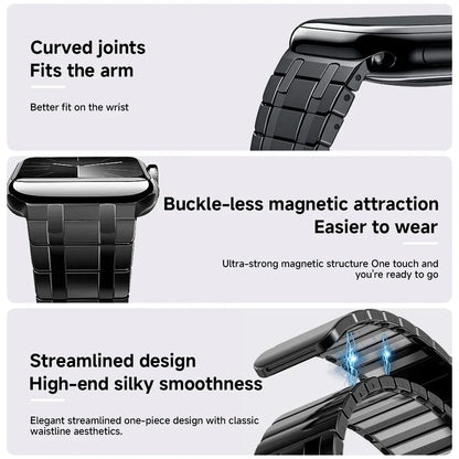 Stainless Steel Magnetic Band for Apple Watch Ultra 2 49mm iWatch Series 9 8 7 6 5 4 SE 45mm 44mm 42mm Loop Bracelet