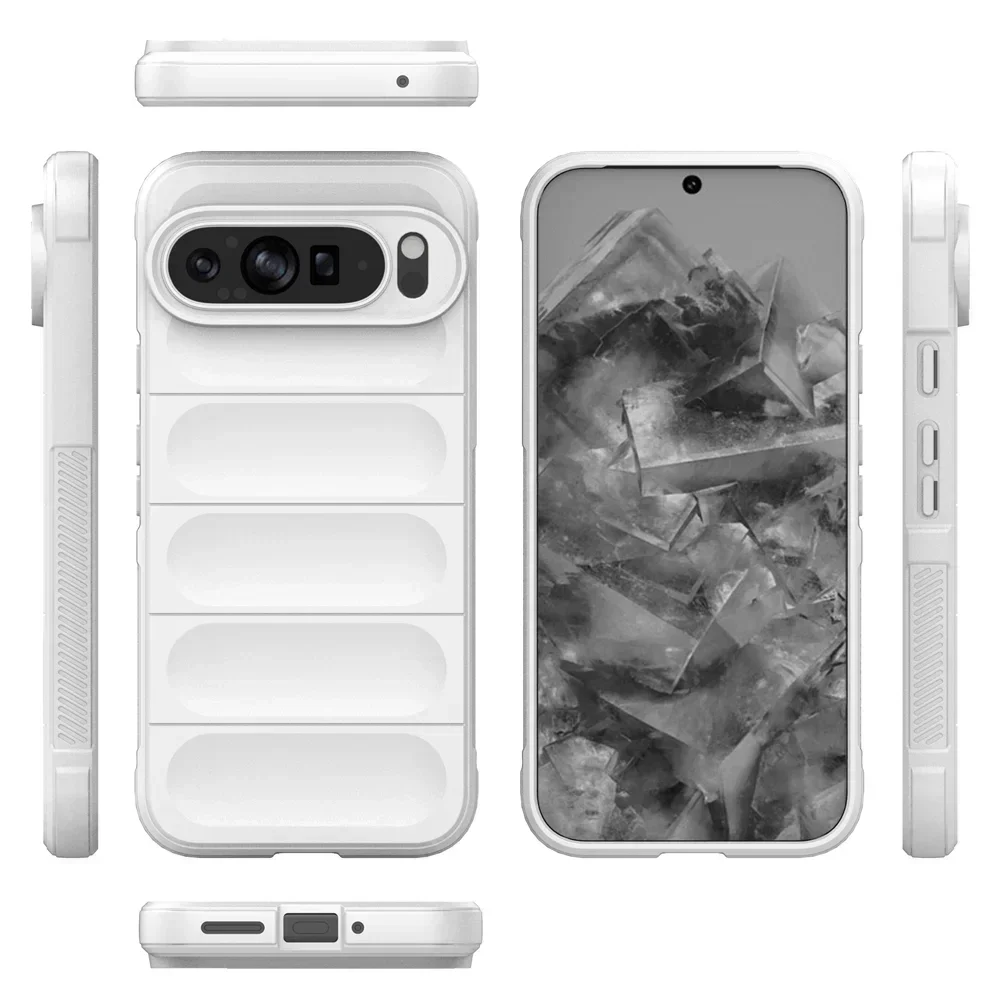 New Shockproof Case For Google Pixel 9A 9 Pro XL Funda Soft Silicone Back Coque For Google Pixel 8 7 Pro 8A 7A 6A Cover