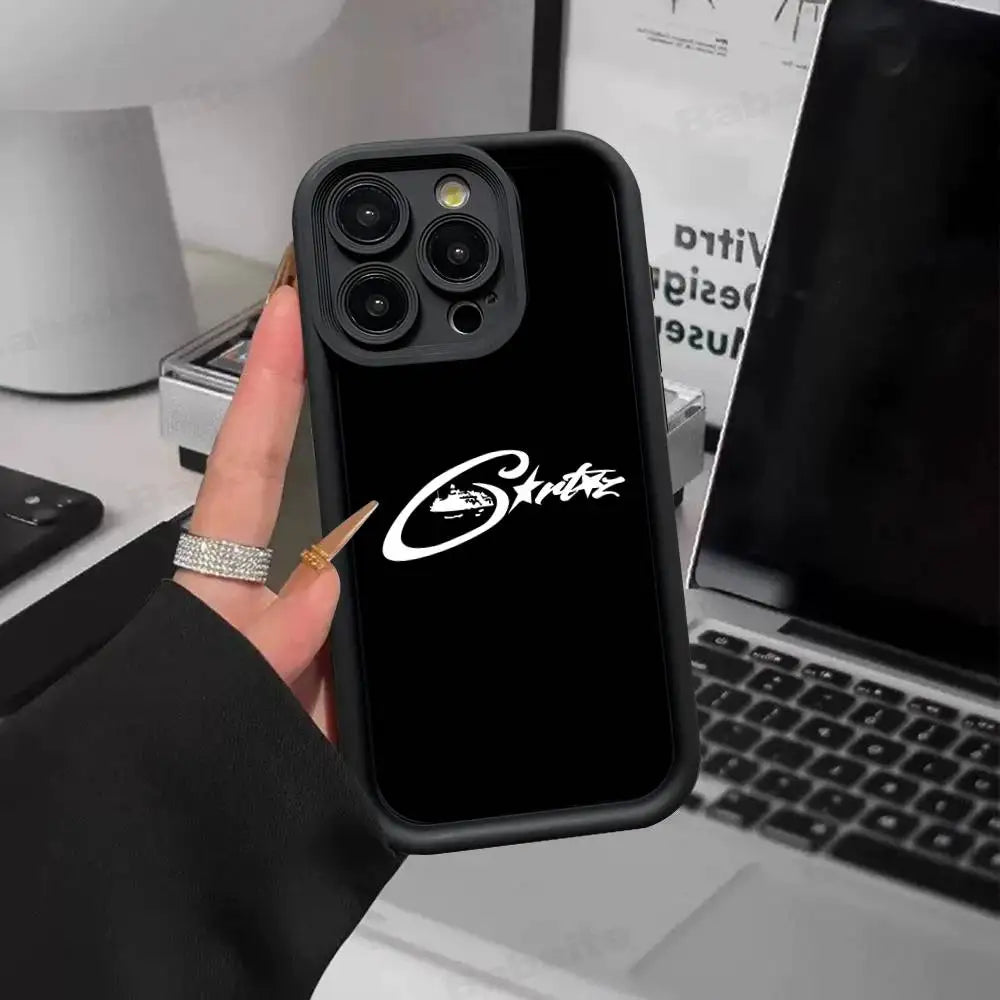 The World-C-Corteizs Phone Case iPhone 16 Plus 15 11 14 12 13 17 Pro Max Shockproof Soft Cover