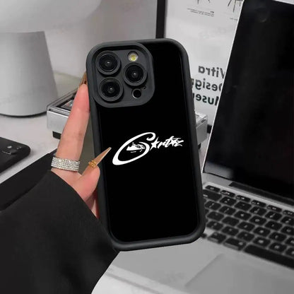 The World-C-Corteizs Phone Case iPhone 16 Plus 15 11 14 12 13 17 Pro Max Shockproof Soft Cover