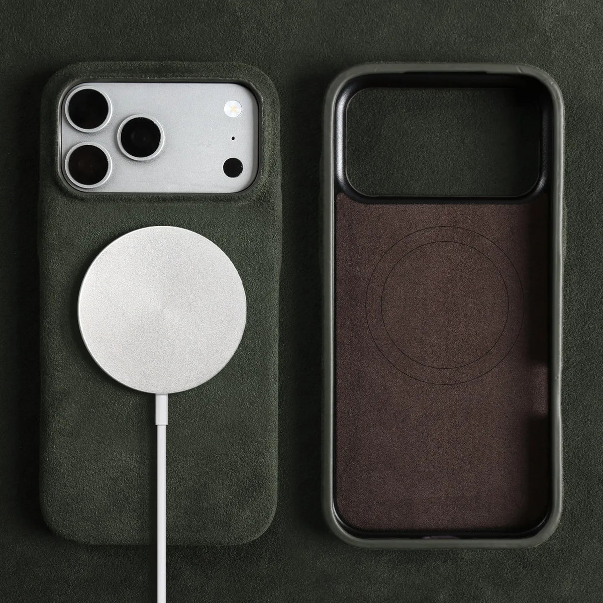 Luxury Magnetic For ALCANTARA Case For iPhone17 Pro Max 16 15 14 13 12 for Magsafe Artificial Leather Supercar Suede Phone Cover