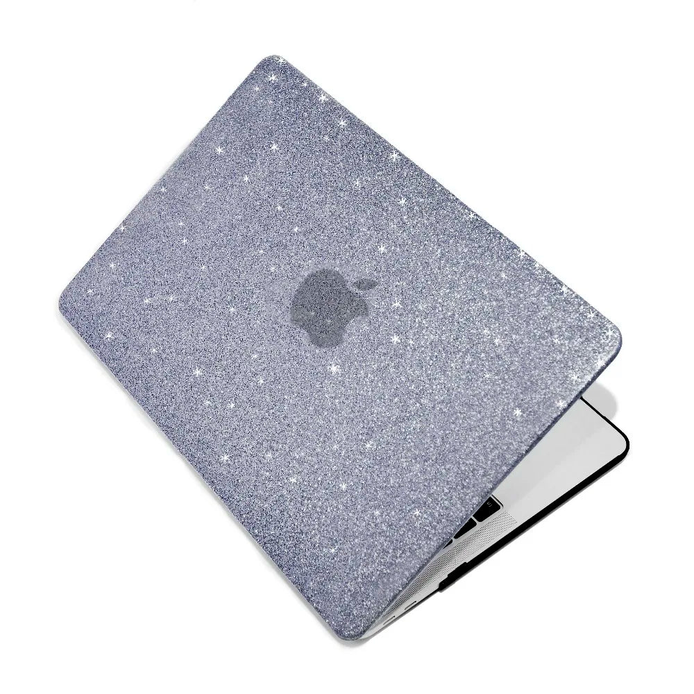 Protect Sleeve Laptop Hard Case Shiny Glitter Cover For MacbooK Air 13 Pro 16 A2141 Retina 12 15 A1398 A2337 A2338 A1932 A2159
