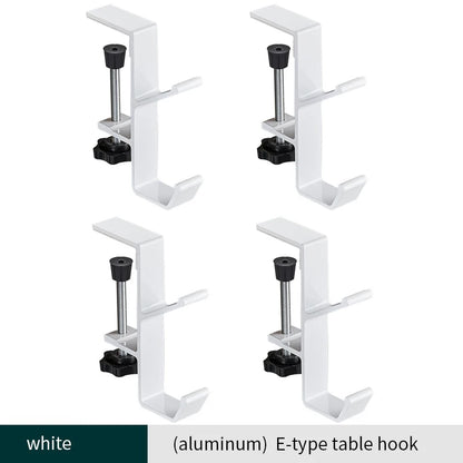 1pcs Punch-free Desk Hook Adjustable Desk Edge Hook Multi - Functional Gaming Headset Hanging Hook Home Office Organizer