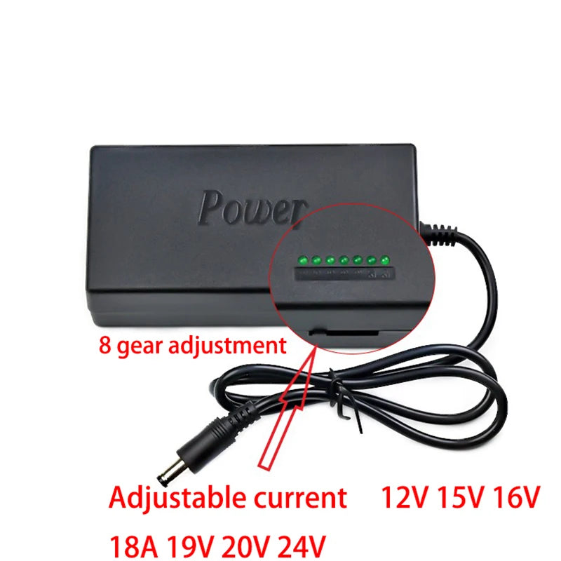 96W Universal AC Laptop Power Adapter 12V 15V 16V 18V 19V 4.5A 20V 24V Charger For Dell For Toshiba  ForAsus For Acer For Lenovo