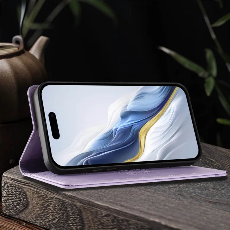 Leather Retro Anti-theft Wallet Flip Case For Samsung Galaxy Note 20 Ultra 10 Lite Note10 Plus 8 9 Cover Magnetic Hasp Card slot