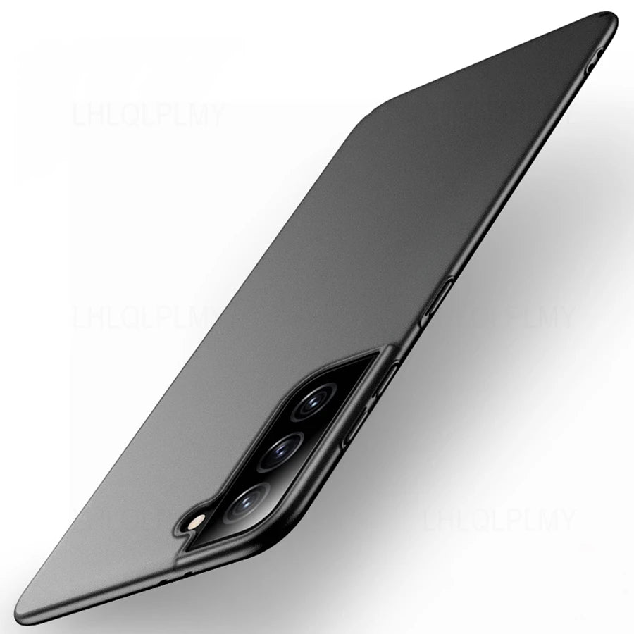 luxury Matte Back Ultra Thin Case For Samsung Galaxy S8 S9 S10 S20 S21 FE 5G S22 Plus S10e Note 8 9 10 Lite 20 Hard Cover Shell