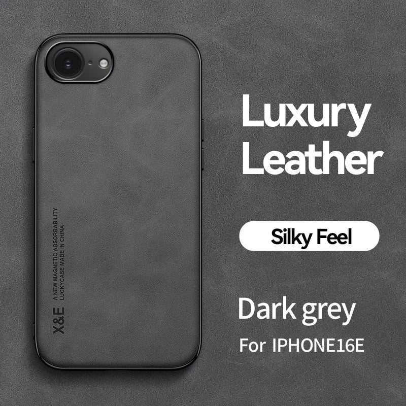 Magnetic Leather Case For iPhone 16E 17E iPhone16E iPhone17E 5G Shockproof Silicone Soft Case Cover