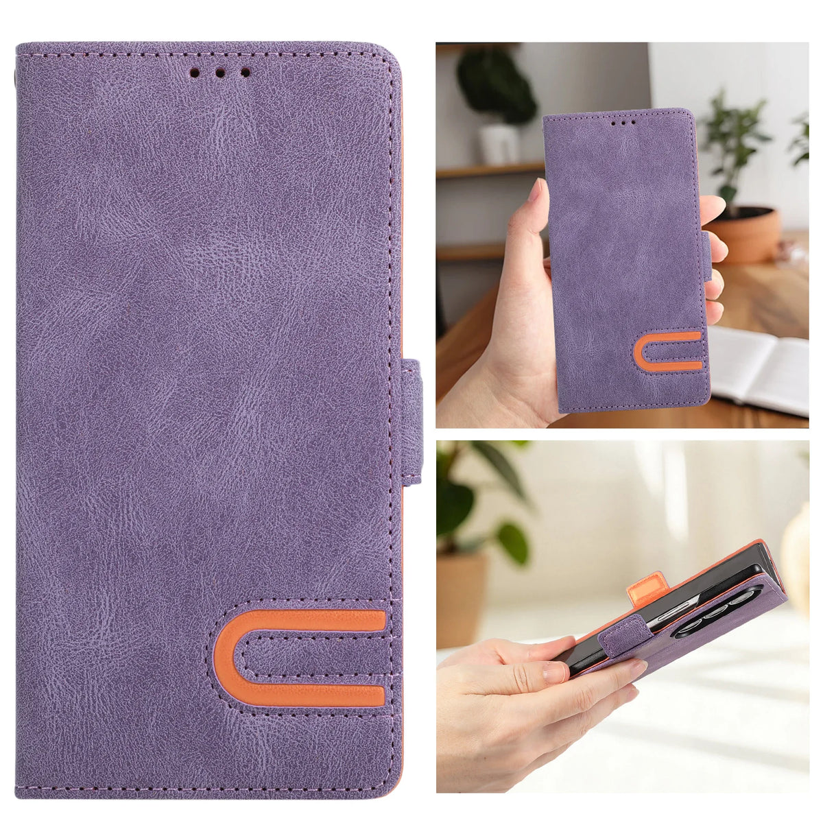 Retro Leather Flip Wallet Case for Samsung Galaxy Z Fold 8 Ultra 7 6 5 4 3 Fold8 Fold7 Fold6 Fold5 Card Holder Stand Phone Cover
