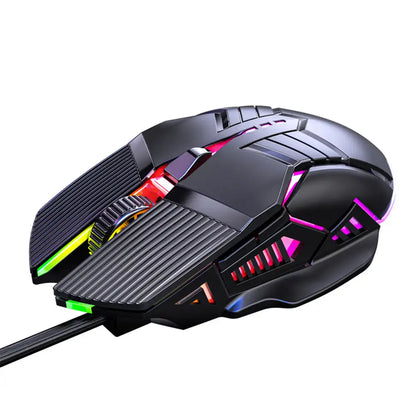 3200DPI Ergonomic Wired Gaming Mouse USB Computer Mouse Gaming RGB Backlit Gamer Mouse 6 Button LED Silent Mice for PC Laptop