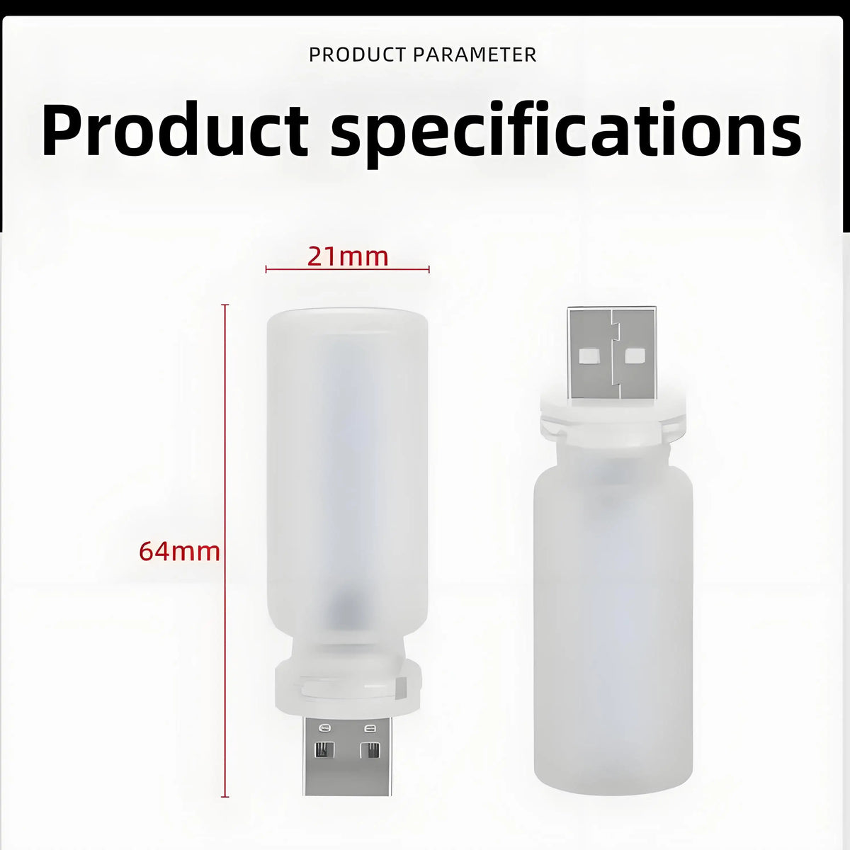 New USB Led Flash Candles Light Bulb Car Interior Decoration Light Car Ambient Lamp Night Frosted Light for Home Car Decoration