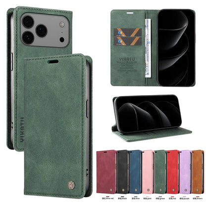 Magnetic Leather Wallet Flip Cover For Apple Iphone 17 16 16E 15 14 13 12 11 XS XR Air Plus Pro Max ProMax Mini | Premium Case