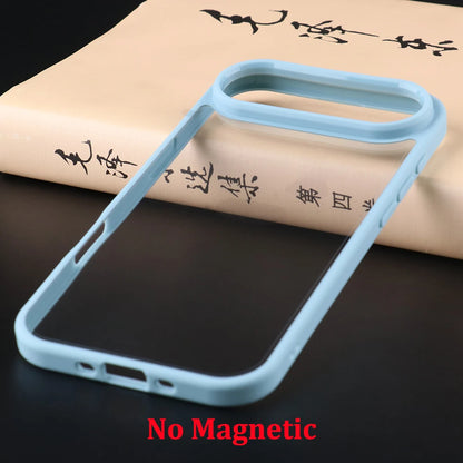 UGOjP For iPhone 17 Air Case Men Women Anti-drop Transparent Phone Case Shockproof TPU Frame Clear Thin Protective Back Cover