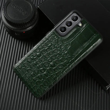 Genuine Leather Cover Case for Samsung Galaxy S22 Ultra S23 S21 S20 FE S10 Plus Note 20 10 A53 A51 A52 5G A72 A71 Phone Shell