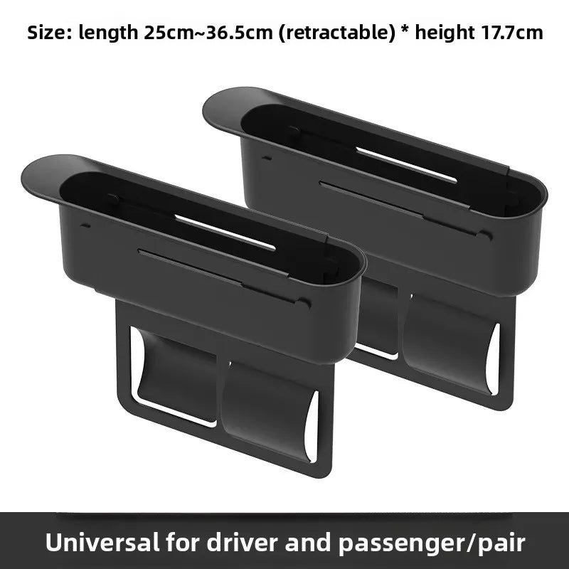 Car Seat Crevice Gaps Storage Box Seat Organizer Gap Slit Filler Holder For Wallet Phone Cigarette Slit Pocket Car Storag Box