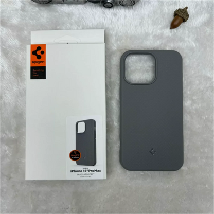 Spigen For iPhone 18 17 Pro Max 16 Plus 15 14 13 12 Pro Max Air Soft Case For Magsafe Magnetic Wireless Charge Shockproof Cover