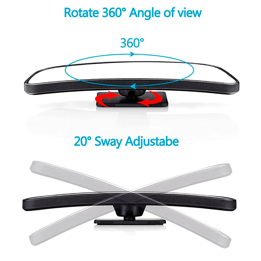NEW 2PCS Car Side Mirrors Blind Zone Mirrors 60 Degree Wide Angle Additional Spherical Dead Zone Mirrors on Regular