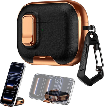 Safety Lock Case For AirPods Headphone Pro Pro 3 with Cleaning Kit Full Body Shockproof Protective Cover For AirPods 4 Pro3 2025