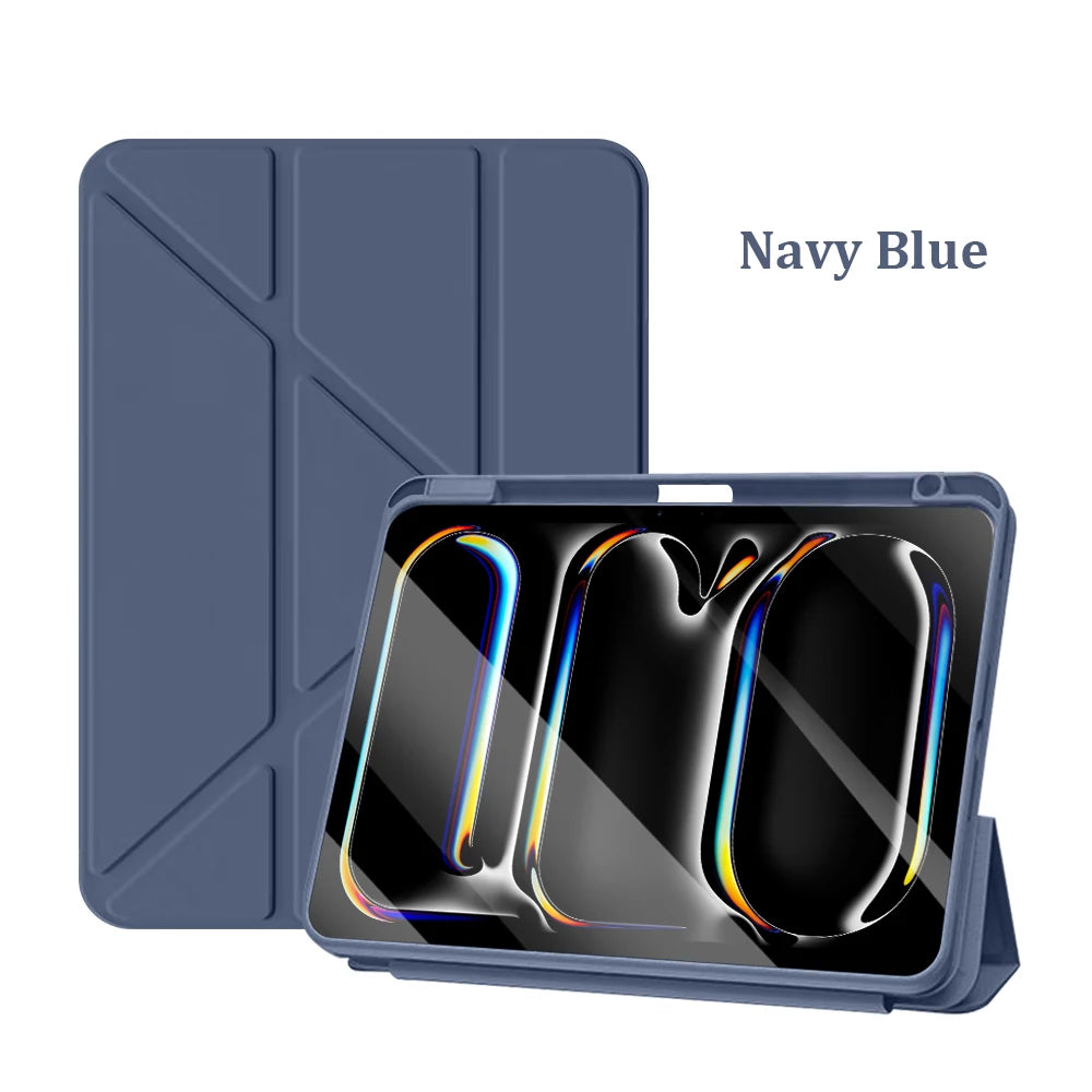 Case For iPad Air 11th M4 M3 M2 5 4 2026 Pro 11 13 M5 12.9 Cases For Ipad A16 10 9 10th 9th Generation 8 7 2025 Protective Cover