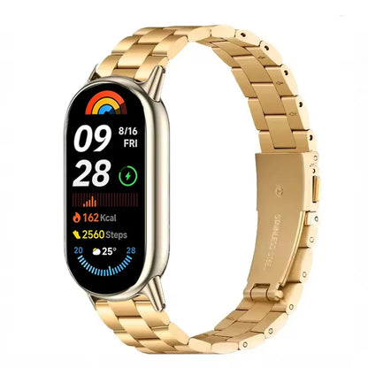 Metal Strap For Xiaomi Band 10 9 8 Belt Smartwatch Stainless Steel Mi Band 9 Bracelet Wristband Miband 11 Watchband Accessories