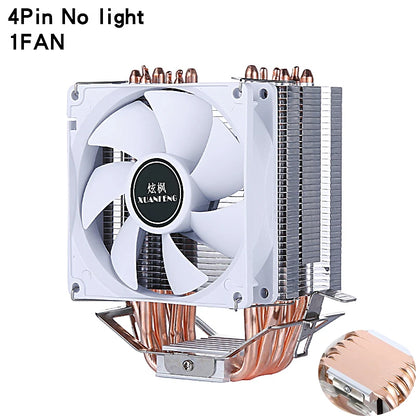 XUANFENG 2/4/6 Heat Pipe Cooler CPU Fan 90mm Air-Cooled Processor Compatible LGA2011-3 X79 X99 E5 2066 115x 1200 1700 I5 AM4 AM5
