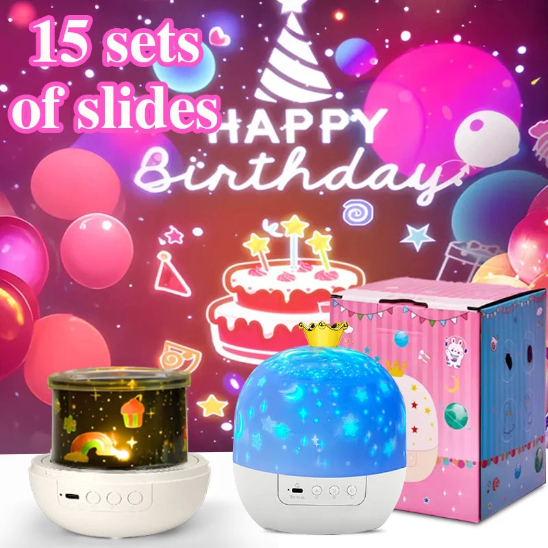Star LED Night Light Projector, Star Ocean Projection Light, 15 Films Light Projector, Best for Christmas Kids Gifts