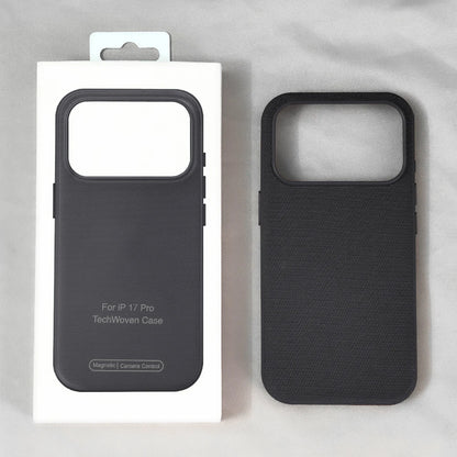 Original Tech Woven Case Magnetic Cover For IPhone 17 Air 16 15 14 13 Pro Max Camera Control Case For Magsafe Wireless Charging