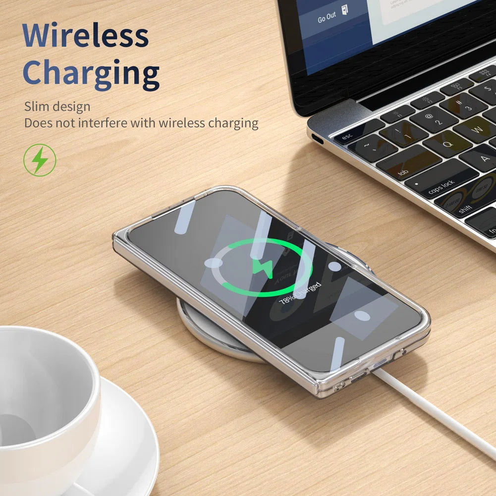 Magnet Adsorption with Tempered Glass Protector Case for Google Pixe 10 Pro Fold for Magsafe Wireless Charging Shockproof Cover