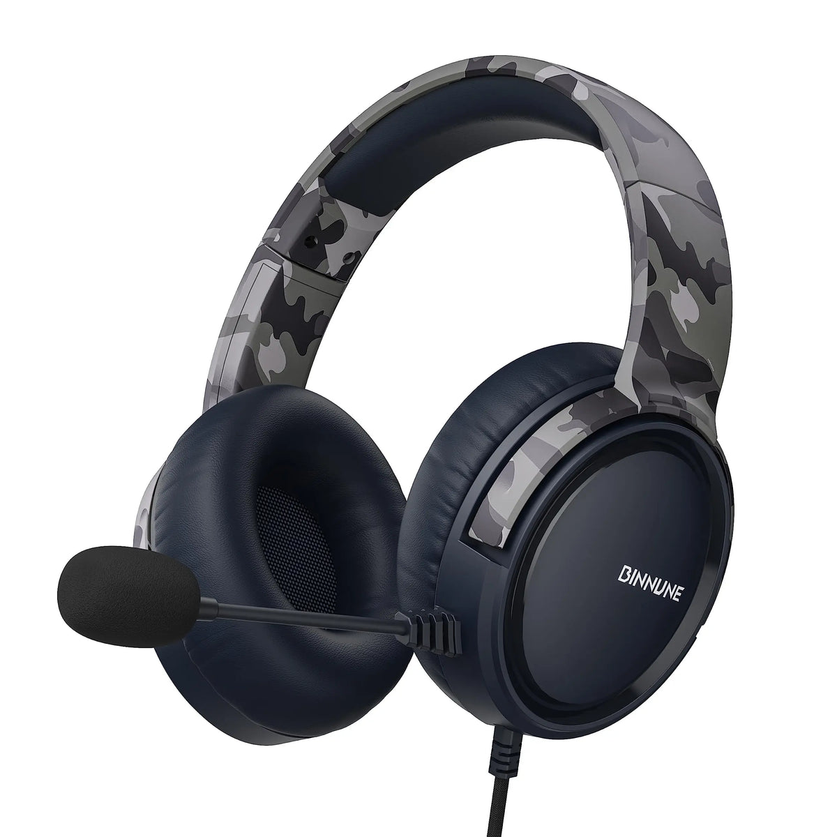 BINNUNE BG02 Wired Gaming Headphones with Mic for PS 4|5 Xbox1 Gaming Headset with Mic for PS4 PS5 Xbox Series X|S Xbox 1 PC NS