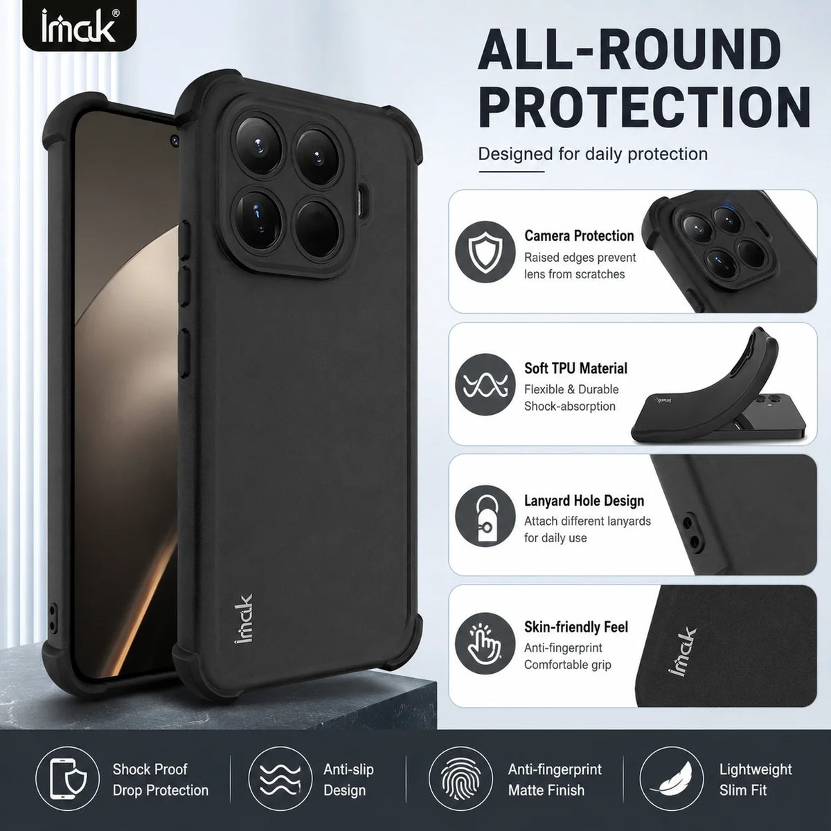 Transparent Case For Google Pixel 9a 9 Pro XL TPU Soft Cover Shockproof Anti Fingerprint CA0002