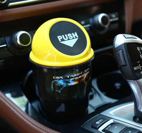 Car Trash Can Car Door Seat Back Garbage Storage Fashion Creative Water Cup Holder Storage Bucket