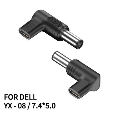 Laptop Power Adapter Connector Dc Plug USB Type C Female to Universal Male Jack Converter for Hp Dell Asus Acer Lenovo Notebook