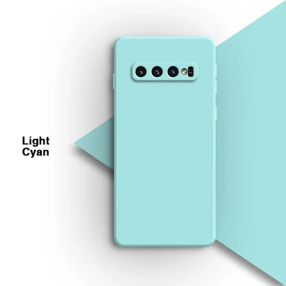 Matte Original Phone Case for Samsung Galaxy S10 Plus S10E S10+ S10Plus High Qualtiy Soft Candy Color Liquid Silicone Back Cover