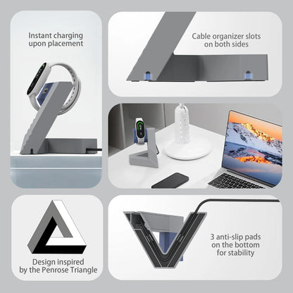 Charging Stand for Mi Xiaomi Band 9Pro 9 8 Pro 7Pro Redmi Watch 4 Smart Watch Accessories Dock Station