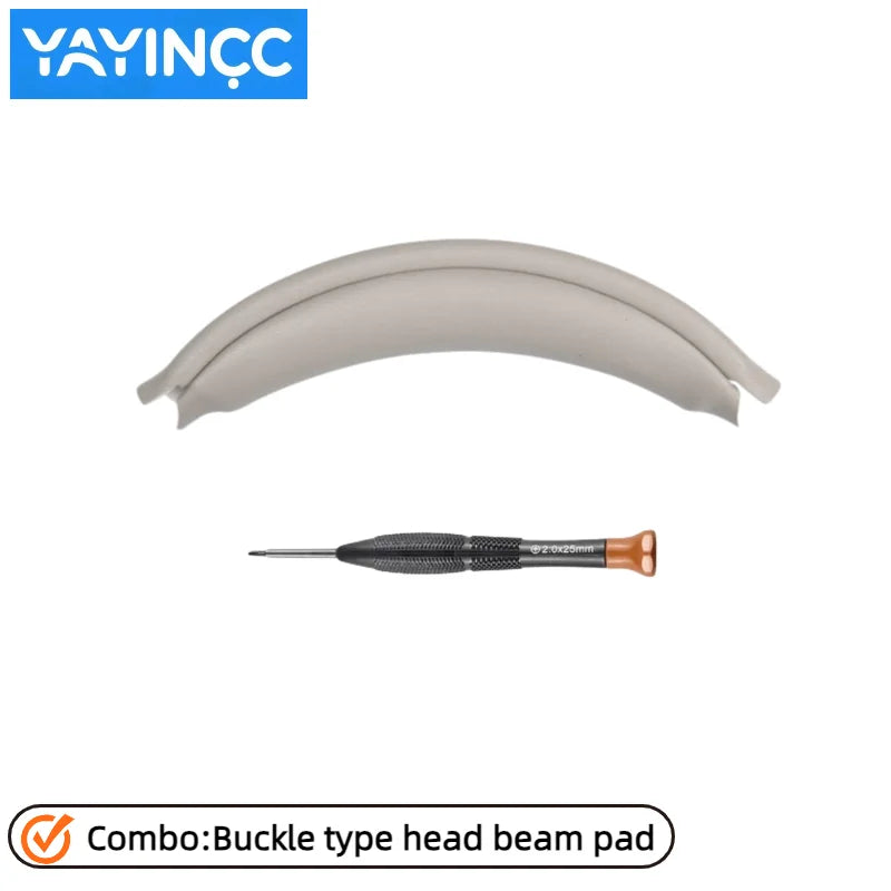 Replacement Easy to install Snap on Headbeam cushion/Protein skin memory sponge ear pad For Sony WH-1000XM4 Headset repair parts