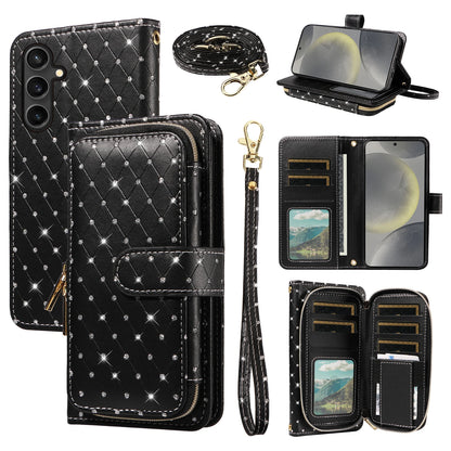 Flip Wallet Phone Case For Samsung Galaxy Z Fold 7 6 5 4 3 2 Fold7 Fold6 Fold5 Fold4 Kickstand Card Holder Strap Lanyard Cover