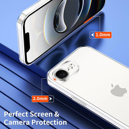 Ultra Thin Silicone Soft Case For iPhone 17e 16e 17 16 e Clear Transparent Back Cover For iPhone17e iPhone16e Shell Shockproof