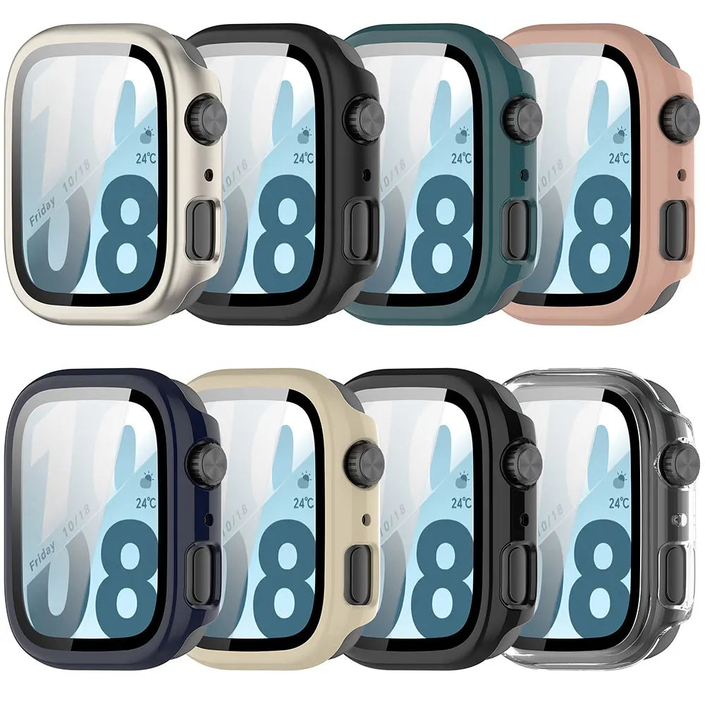 PC + Tempered Glass Case for Honor Watch X5i Smart Watch Strap Protective Cover Bumper For Honor Watch X5i Screen Protector